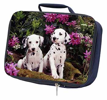 Dalmatian Navy Insulated School Lunch Box/Picnic Bag