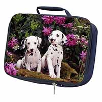 Dalmatian Navy Insulated School Lunch Box/Picnic Bag