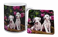 Dalmatian Mug and Coaster Set