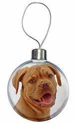 Dogue De Bordeaux Dog Christmas Bauble