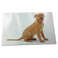 Large Glass Cutting Chopping Board Dogue De Bordeaux Dog