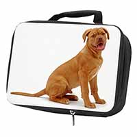 Dogue De Bordeaux Dog Black Insulated School Lunch Box/Picnic Bag