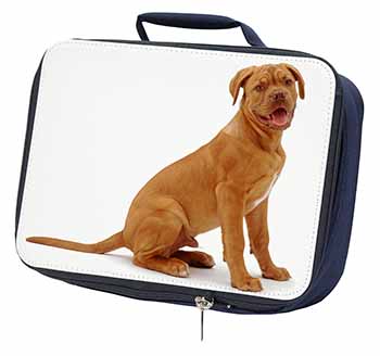 Dogue De Bordeaux Dog Navy Insulated School Lunch Box/Picnic Bag