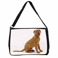 Dogue De Bordeaux Dog Large Black Laptop Shoulder Bag School/College