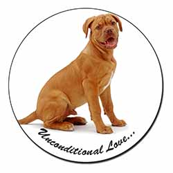 Dogue De Bordeaux-With Love Fridge Magnet Printed Full Colour