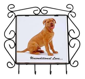 Dogue De Bordeaux-With Love Wrought Iron Key Holder Hooks