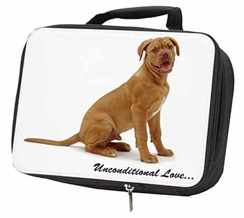 Dogue De Bordeaux-With Love Black Insulated School Lunch Box/Picnic Bag