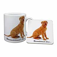 Dogue De Bordeaux-With Love Mug and Coaster Set