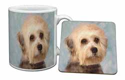 Dandie Dinmont Dog Mug and Coaster Set
