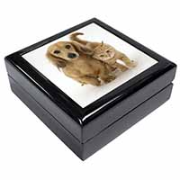 Dachshund Dog and Kitten Keepsake/Jewellery Box