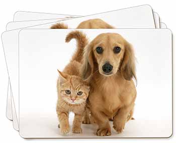 Dachshund Dog and Kitten Picture Placemats in Gift Box