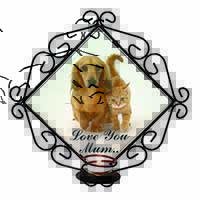 Dog and Kitten 