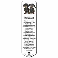 Cute Dachshund Dogs Bookmark, Book mark, Printed full colour