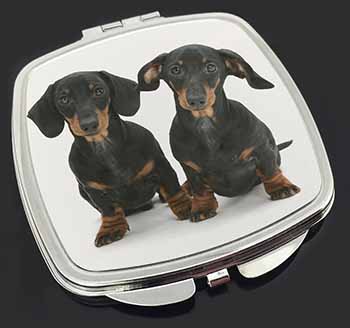 Cute Dachshund Dogs Make-Up Compact Mirror