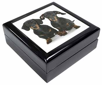 Cute Dachshund Dogs Keepsake/Jewellery Box