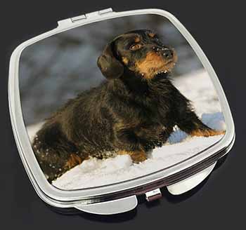 Long-Haired Dachshund Dog Make-Up Compact Mirror