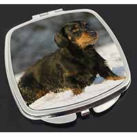 Long-Haired Dachshund Dog Make-Up Compact Mirror