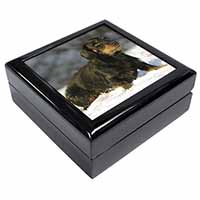 Long-Haired Dachshund Dog Keepsake/Jewellery Box