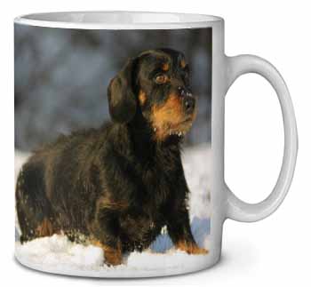 Long-Haired Dachshund Dog Ceramic 10oz Coffee Mug/Tea Cup