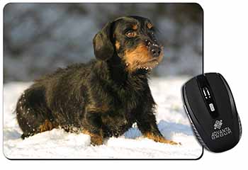 Long-Haired Dachshund Dog Computer Mouse Mat