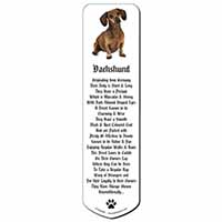Cute Dachshund Dog Bookmark, Book mark, Printed full colour