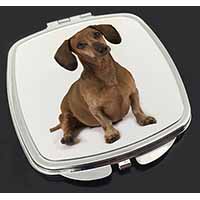 Cute Dachshund Dog Make-Up Compact Mirror