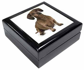Cute Dachshund Dog Keepsake/Jewellery Box
