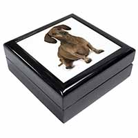Cute Dachshund Dog Keepsake/Jewellery Box