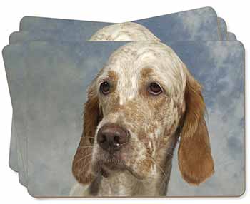 English Setter Picture Placemats in Gift Box