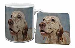 English Setter Dog Mug and Coaster Set