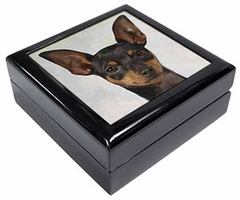 English Toy Terrier Dog Keepsake/Jewellery Box