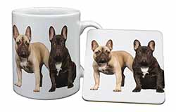 French Bulldog Mug and Coaster Set