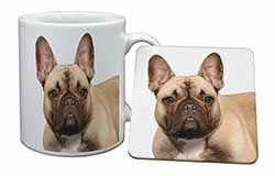 French Bulldog Mug and Coaster Set