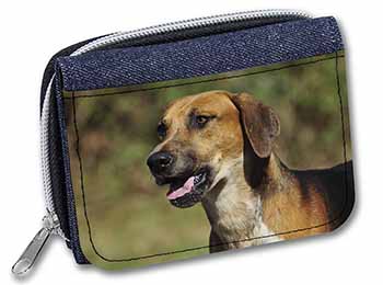 Foxhound Dog Unisex Denim Purse Wallet