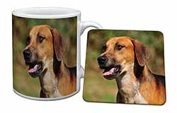 Foxhound Dog Mug and Coaster Set