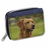 Fox Red Labrador Unisex Denim Purse Wallet