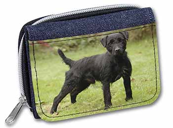 Fell Terrier Dog Unisex Denim Purse Wallet