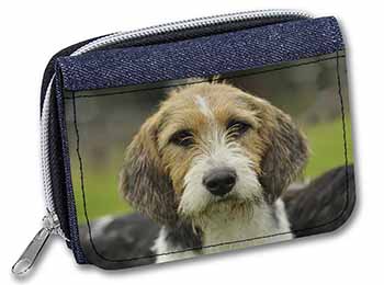 Welsh Fox Terrier Dog Unisex Denim Purse Wallet