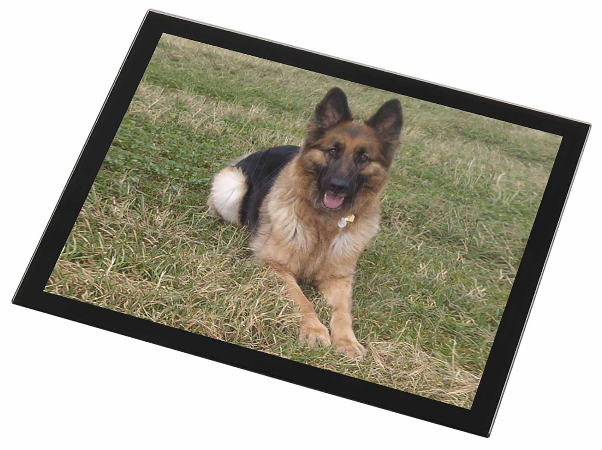 German Shepherd Tree Bauble Birthday Tag Christmas Gold Gift Tag Dog