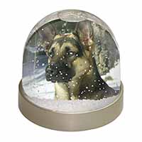 German Shepherd Dog in Snow Snow Globe Photo Waterball