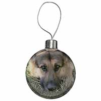 German Shepherd Christmas Bauble