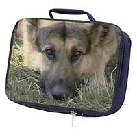 German Shepherd Navy Insulated School Lunch Box/Picnic Bag