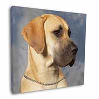 Fawn Great Dane Square Canvas 12"x12" Wall Art Picture Print