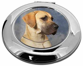Fawn Great Dane Make-Up Round Compact Mirror