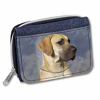 Fawn Great Dane Unisex Denim Purse Wallet