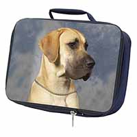 Fawn Great Dane Navy Insulated School Lunch Box/Picnic Bag