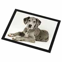 Great Dane Black Rim High Quality Glass Placemat