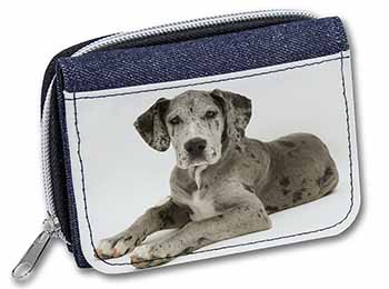 Great Dane Unisex Denim Purse Wallet