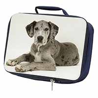 Great Dane Navy Insulated School Lunch Box/Picnic Bag