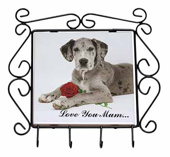 Great Dane+Rose 